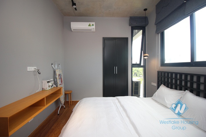 Lake view stylish apartment rental in Dong Da, Hanoi